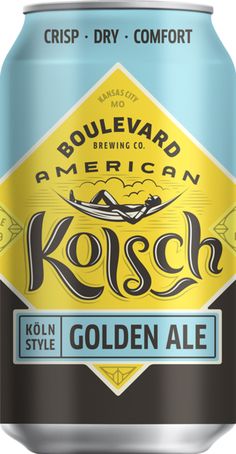 kosh golden ale beer can