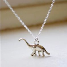 Soooo Cute! I Love The Dino’s! 925 Sterling Silver Dinosaur Necklace! Be The Envy Of Your Friends Wearing This Adorable Dino! I Also Now Have A Stegosaurus Listed! Layer Them For A Super Cool Dino Look! Bundle & Save! Dino Necklace, Bloodstone Jewelry, Mom Jewelry Personalized, Dinosaur Jewelry, Dinosaur Pendant, Personalized Charm Necklace, Dinosaur Necklace, Silver Chain Pendant, Fine Gold Jewelry