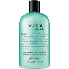 Philosophy Coconut, Water Lotus Flower, Coconut Splash, Philosophy Shower Gel, Fresh Coconut Water, Listerine Foot Soak, Coconut Vodka, Coconut Liqueur, Water Lotus