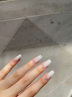 Coffin Acrylic Nails Milky White, Clear Milky Acrylic Nails, White Milky Nails Coffin, White Gel Acrylic Nails Coffin, Simple Acrylic Nails Coffin White, Cream Coffin Acrylic Nails, Milky White Nails Coffin Short, Milky White Nails Aesthetic, Cute White Acrylic Nails Coffin Medium