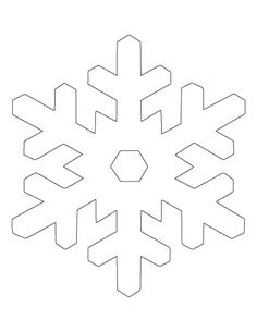 a snowflake is shown in the shape of a circle with four diagonals