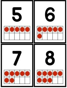 the numbers are arranged in rows to make it easier for children to learn how to count