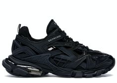 Balenciaga Track 2, Balenciaga Track Sneakers, Rubber Sneakers, Black Shoes Men, Balenciaga Sneakers, Balenciaga Track, Balenciaga Black, Dark Denim Jeans, High Top Shoes