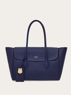 Handbag Heaven, Handbags Women, East West, Luggage Bags, Midnight Blue, Salvatore Ferragamo, New Collection, Purse, Tote Bag