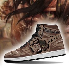 Eren Titan Costume Attack On Titan Anime Air Jordan Shoes Sport Sneakers, Best Gift For Men And Women Breathable High-top Custom Sneakers For Training, Breathable Custom Sneakers With White Sole For Training, Custom Synthetic Sneakers For Training With Round Toe, Breathable Lace-up Training Sneakers, Breathable Lace-up Sneakers For Training, Breathable Lace-up High-top Sneakers For Training, Fade-resistant Lace-up High-top Sneakers For Training, Wear-resistant Training Sneakers With Round Toe, Casual Lace-up Training Sneakers