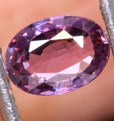 0.89 Cts-Purple Sapphire Faceted Pg-4121 Preciousgems Purple Sapphire, Sapphire Gemstone, Sapphire, Gems, Gemstones, Purple