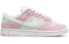 Two tone suede Nike Dunk Pink foam in women's sizing Nike Dunk Pink Foam, Nike Dunk Low Pink Foam, Dunk Low Pink Foam, School Campaign