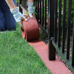 Valley View 0.5 in. H x 8 ft. W Rubber Roll Edging & Reviews | Wayfair Red Valley, Backyard Drainage, Recycled Tires, Flagstone Path, Diy Curb Appeal, Backyard Garden Diy, Privacy Fence Designs, Patio Deck Designs, Backyard Garden Landscape