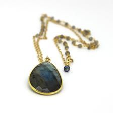 Labradorite Necklace – Margie Edwards Jewelry Labradorite Necklace, Labradorite Necklaces, Labradorite Pendant, 14kt Gold, Pear Shape, Shades Of Blue, Lobster Clasp, Labradorite, Turquoise Necklace