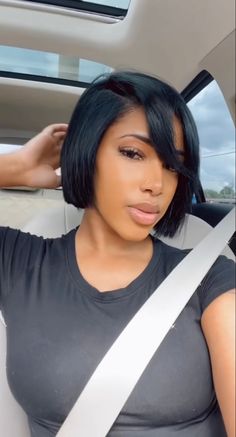 Hair Style For Girls, Natural Hair Haircuts, Pressed Natural Hair, Silk Press Natural Hair, Corte Bob, Short Hair Pixie Cuts