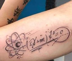 a tattoo on the arm that says, i am 1 / 2 o