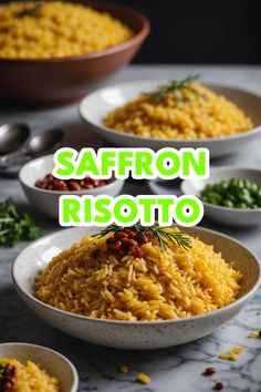 A photo of a  Saffron Risotto a Risotto Recipes Saffron Dishes, Saffron Risotto