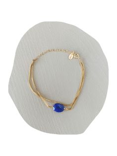 Grace Bracelet- Lapis Lazuli – Marida Jewelry Layered Bracelets, Same Style, Bling Bling, Spring Rings, Lapis Lazuli, Fashion Bracelets, Double Layer, Bracelet, Ring