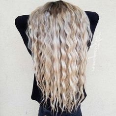 Crimped Hairstyles, Concert Hairstyles, Hair Crimper, Curls For Long Hair, Long Face Hairstyles, Face Shape Hairstyles, Long Brown Hair, Long Blonde