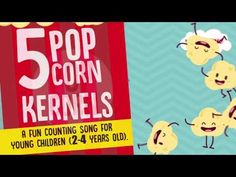 the five corn kernels song for young children