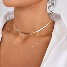 Material: 18K Solid Yellow Gold Bold Herringbone Chain Length of Chain: 40cm+5cm (Adjustable) Width of Chain: 2.6mm Gold Herringbone Choker Necklace With Delicate Chain, Gold Herringbone Choker With Delicate Chain, Gold Snake Chain Necklace With Clavicle Chain, Gold Snake Chain Choker With Clavicle Detail, Dainty Gold Snake Chain Necklace, Collar Length, Dainty Gold Snake Chain Clavicle Necklace, Gold Plated Snake Chain Necklace, Classic Yellow Gold Snake Chain Necklace With Adjustable Chain, Elegant 14k Gold Herringbone Necklace With Adjustable Chain