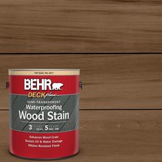 a wood stain can be used to paint the exterior of a house or other building