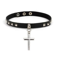 Product Description: 1. Product name: Cross choker 2. Product size: 40cm(15.75in) 3. Product style: as shown in the picture 4. Product color: as shown in pictures 5. Product material: alloy Product features: 1. Made of high quality material, dur able and practical. 2. A quick and easy way to dress up your holiday. 3. Use this item to add festive atmosphere to your holiday party. 4. All our products are made with our warm heart and best wishes. We hope our products can bring a lot of warmth and r Adjustable Gothic Choker For Cosplay, Rock Style Jewelry Choker For Alternative Fashion, Rock Style Choker Jewelry For Alternative Fashion, Adjustable Emo Choker For Cosplay, Rock Style Choker For Alternative Fashion, Emo Metal Choker For Festivals, Emo Style Metal Choker For Festivals, Grunge Metal Choker For Festivals, Black Metal Choker For Cosplay