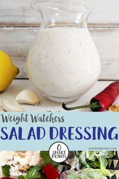 the cover of weight watchers salad dressing