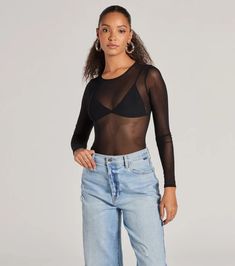 Love's A Mesh Bodysuit | Windsor Trendy High-waist Bodysuit For Night Out, Spring Bodysuit With Mesh Sleeves, Long Sleeve Mesh Bodysuit For Night Out, Summer Long Sleeve Mesh Bodysuit, Trendy Sheer Fitted Bodysuit, Fall Bodysuit With Sheer Sleeves For Night Out, Sheer Mesh Long Sleeve Bodysuit, Chic Stretch Mesh Bodysuit, Trendy Stretch Mesh Bodysuit