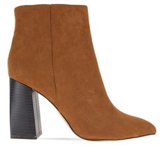 Step boldly wherever you roam with these pretty pointed toe booties that sit atop sturdy block heels. From BCBGeneration. Bootie, Block Heels, Fashion Shoes, Shoe Boots, Heels, Boots