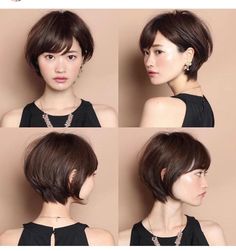 Short Hairstyles With Bangs Round Face, Pixie Haircut For Chubby Faces, Asian Pixie Cut, Extreme Haircut, Layered Bob Haircut, Haircut Transformation, Pixie Haircut Fine Hair, Before And After Hair, Hair Styels