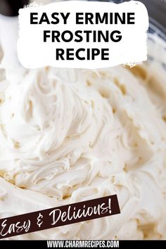 an easy and delicious recipe for frosting