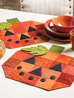 an image of pumpkin patch place mats