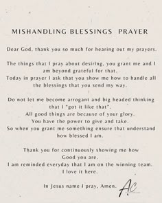 a poem written in black and white with the words, i am missing jesus's prayer