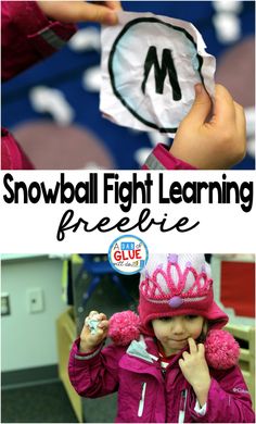 Snowball Fight Learning Snowball Preschool Activities, Snowflake Activities, January Fun, January Classroom, January Activities, Snow Theme, Winter Classroom, Winter Kindergarten, Preschool Literacy