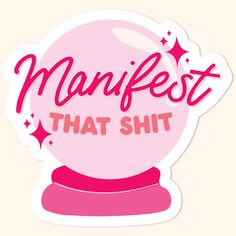 Manifest That Sticker Stickers For Vision Board 2025, 2025 Vision Board Stickers, Positive Quote Stickers, Stickers Business Ideas, Mood Board Stickers, Work Stickers For Planner, Stickers Aesthetic Coffee, Motivational Stickers Free Printable, Pink Vision Board Ideas