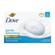 Dove Beauty Bar Gentle Exfoliating, 16 ct. | BJ's Wholesale Club Best Bar Soap, Dove Bar Soap, Dove Bar, Dove Beauty Bar, Dove Soap, Dove Beauty, Soft Smooth Skin, Gentle Skin Cleanser, Skin Cleanser