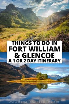 the words things to do in fort william and george at 1 or 2 day itinerary