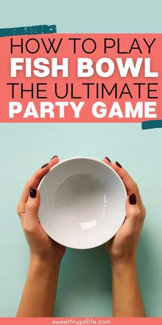 holding a white bowl Group Game Night Ideas For Adults, Games For 8 People, Board Game Night Ideas For Adults, 40th Party Games, Potluck Games Fun Party Ideas, The Bowl Game Party Game, Birthday Party Games For Family, Banquet Games Ideas, Birthday Games For Family