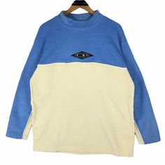 Vintage Ocean Pacific Winter Surf mock neck/crewneck fleece sweatshirt in sky blue colour. Pullover sweater with embroidered logo on the chest. Still in good condition. SEE THE PICTURES FOR MORE DETAILS. CONDITION : 9/10 MEASUREMENT Pit : 24 inch Length : 29 inch Shoulder : 22 inch Arm Length : 23 inch Size On Tag : L Recommended Size : L PAYMENT We accept PayPal only. The item will be ship 3-5 days once the payment has been made. SHIPPING DHL ONLY. USUALLY AROUND 7-21 DAYS BEFORE REACH THE DEST Blue Fleece Crew Neck Sweatshirt, Sporty Fleece Turtleneck Sweatshirt, Light Blue Crew Neck Winter Top, Fleece Turtleneck Tops With Ribbed Cuffs, Light Blue Crew Neck Sweatshirt For Winter, Light Blue Long Sleeve Sweatshirt For Winter, Light Blue Long Sleeve Winter Sweatshirt, Light Blue Fleece Sweatshirt For Streetwear, Light Blue Crew Neck Sweatshirt