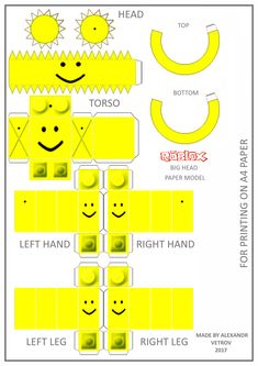 the instructions for how to make an origami smiley face