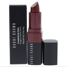 Bobbi Brown Ruby Crushed Lip Color Lipstick Nib Ruby Lipstick, Crimson Lipstick, Bobbi Brown Crushed Lip Color, Bobbi Brown Lipstick, Bobbi Brown Lip, Bobbie Brown, Plum Lipstick, Matte Nude Lipstick, Peach Lipstick