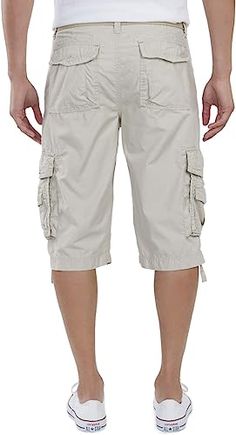 Experience the perfect blend of style and functionality with our Button Closure Cargo Shorts. These shorts feature a classic cargo design with multiple pockets, providing ample storage space for your essentials. The button closure adds a refined touch while ensuring a secure fit. Features: 100% Cotton Button closure Machine Wash Cotton shorts featuring cargo pockets with hook-and-loop flaps and zipper fly with button Adjustable tabs at cuffs Belt Included Size Chart (Inches): Size Waist Inseam 3 Summer Knee-length Utility Cargo Pants, Knee-length Utility Cargo Bottoms, Utility Cargo Shorts With Pockets, Knee-length, Knee-length Utility Cargo Shorts With Pockets, Utility Style Knee-length Shorts With Multiple Pockets, Utility Knee-length Shorts With Multiple Pockets, Knee-length Utility Shorts With Multiple Pockets, Knee-length Cargo Shorts With Multiple Pockets For Summer, Knee-length Utility Shorts With Side Pockets