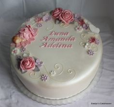 Birthday Cake For Women, Birthday Cake For Women Simple, Cake For Women, 90th Birthday Cakes, Yoghurt Cake, Birthday Cake With Flowers, Flowers Cake