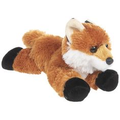 a stuffed animal that is laying down