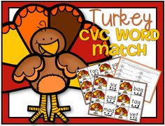 a turkey cvo word match is shown with the words and numbers in front of it