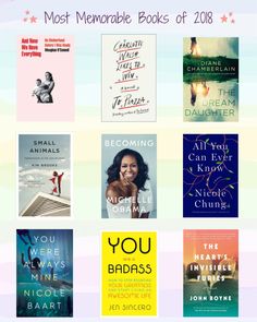 the top ten most memorable books of 2013, including one by two and four novels