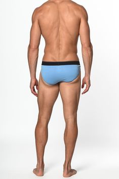 Classic Atlantic blue low rise brief with front pouch lining, seamless sides and back and no-roll, signature elastic waistband that stays in place, ensuring a snug yet comfortable fit throughout the day. Relaxed leg binding with flatlock stitching lie smoothly against the skin, providing an irritation-free experience. Fabricated from a positively conscious, recycled polyester elastane fabric, providing silk-like softness and breathability with a hint of stretch for a perfect fit and optimized mo Amerigo Valenti, Ideal Male Body, Anatomy Drawing, Elastane Fabric, Reference Photos, Male Body, Art Reference Photos, Low Rise, Eye Candy