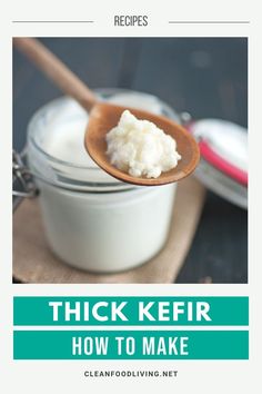 Discover the easy steps to make thick kefir, just like Greek yogurt! Watch our video for a simple guide to achieving that perfect creamy texture. #Kefir #GreekYogurt #Homemade #DIY #HealthyLiving Kefir Yogurt, Homemade Milk, Fermented Milk, Natural Probiotics, Smoothie Mix