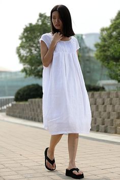 Tunic dress, linen tunic, linen dress, white linen dress, woman dress mini, linen dress summer, plus Womens Linen Dresses, Tunic Linen, Summer Boho Dress, Cotton Boho Dress, Chic Clothing Style, Linen Dress Summer, White Linen Dress, Outfit Autumn, Outfit Halloween