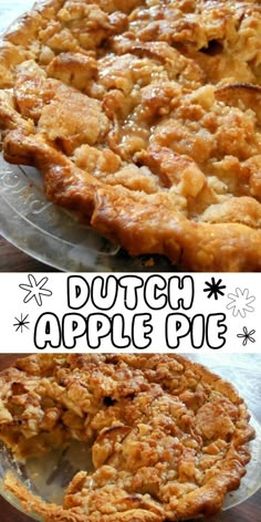 Easy Dutch Apple Pie with Crumb Topping Recipe Crumb Top Apple Pie Recipe, Easy Dutch Apple Pie, Dutch Apple Pie Topping, Apple Pie With Crumb Topping, Spark Recipes, Crumb Topping Recipe, Dutch Apple Pie Recipe, Apple Crumb Pie