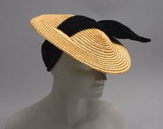 1930s Hats, Black Velvet Ribbon, Trendy Hat, Philadelphia Museum Of Art, Millinery Hats, Love Hat