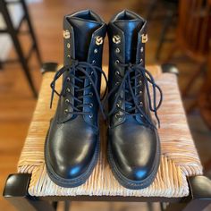 Reposhing This Item I Purchased From @Elizabetta27. Loved It, But Ready To Rotate For Something New. Questions? Leave A Comment Below! Coach Boots, Leather Combat Boots, Harness Boots, Swim Shoes, Leather Harness, Leather Riding Boots, Running Shoes Nike, Coach Shoes, Golf Shoes