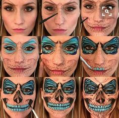 Special Makeup, Sugar Skull Makeup, Horror Makeup, Scary Makeup