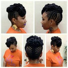 Natural Chula Protective Hairstyles For Black Women, Updo Cabello Natural, Cornrows Hairstyles, Natural Braids, Hairstyle Gallery